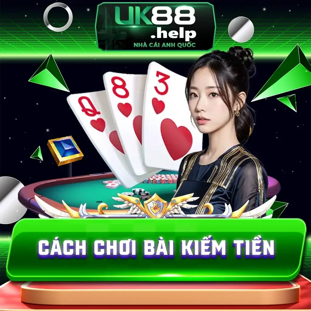 Hé lộ cách chơi bài kiếm tiền UK88 kiếm tiền như dân chuyên